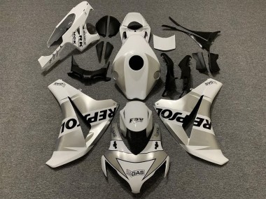 Erschwingliche Honda CBR1000RR Motorrad Verkleidung 2008-2011 - Weiss Silber Schwarz Repsol