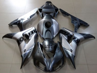 Erschwingliche Honda CBR1000RR Motorrad Verkleidung 2006-2007 - Silber Grau Schwarz Repsol