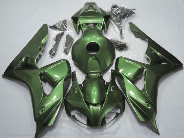 Erschwingliche Honda CBR1000RR Motorrad Verkleidung 2006-2007 - Wald Grun