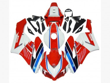 Erschwingliche Honda CBR1000RR Motorrad Verkleidung 2004-2005 - Weiss Rot Blau Schwarz Motul