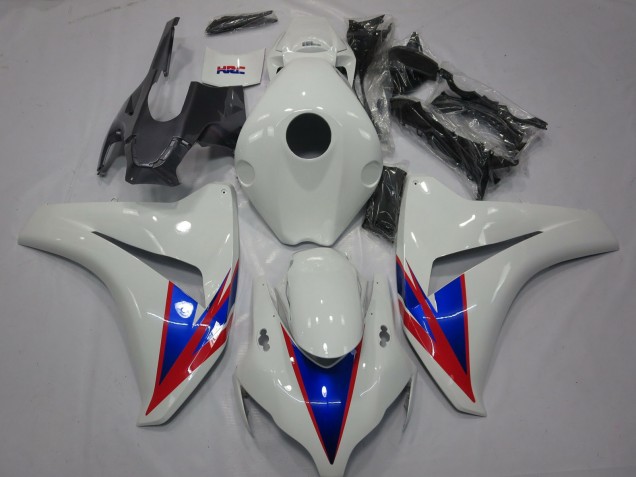 Erschwingliche Honda CBR1000RR Motorrad Verkleidung 2008-2011 - Weiss Blau Rot