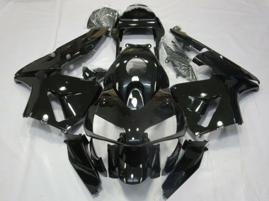 Erschwingliche Honda CBR600RR Motorrad Verkleidung 2003-2004 - Glanzendes Schwarz