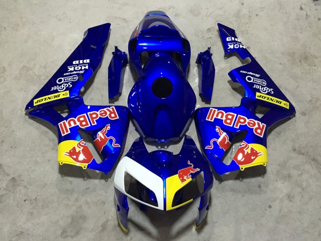 Erschwingliche Honda CBR600RR Motorrad Verkleidung 2005-2006 - Blau Red Bull
