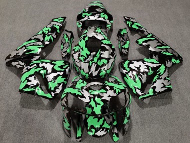 Erschwingliche Honda CBR600RR Motorrad Verkleidung 2005-2006 - Camouflage Hellgrun