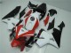 Erschwingliche Honda CBR600RR Motorrad Verkleidung Kit 2005-2006 - Weiss Rot Schwarz