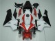 Erschwingliche Honda CBR600RR Motorrad Verkleidung Kit 2005-2006 - Weiss Rot Schwarz