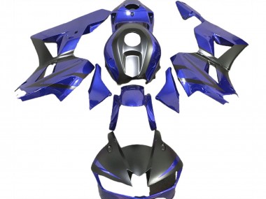 Erschwingliche Honda CBR600RR Motorrad Verkleidung 2013-2023 - Blau Matt Schwarz