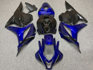 Erschwingliche Honda CBR600RR Motorrad Verkleidung 2009-2012 - Blau Glanzendes Schwarz OEM Stil