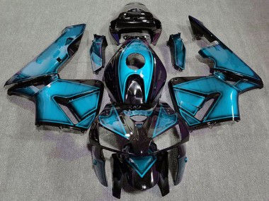 Erschwingliche Honda CBR600RR Motorrad Verkleidung 2005-2006 - Dunkel Hellblau