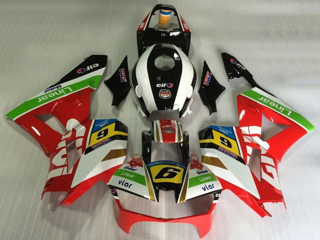 Erschwingliche Honda CBR600RR Motorrad Verkleidung 2013-2023 - Weiss Rot Grun Gelb Glanzendes Schwarz Givi 6