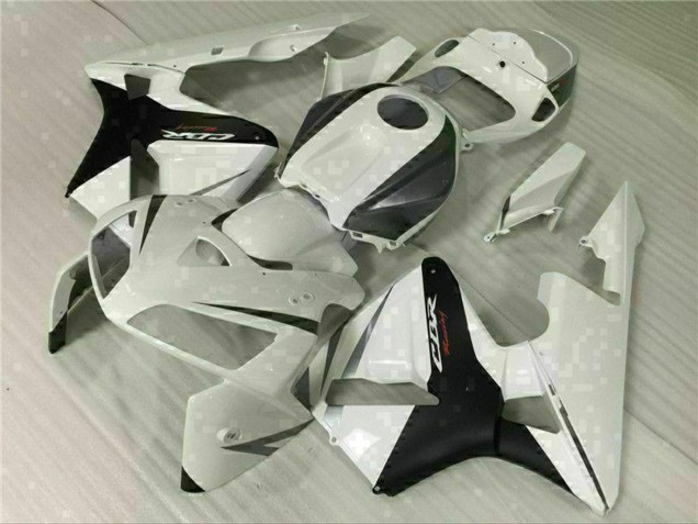 Erschwingliche Honda CBR600RR Motorrad Verkleidung 2005-2006 - Weiss Schwarz