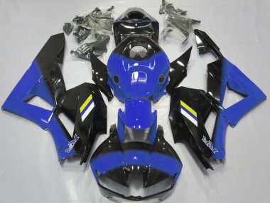 Erschwingliche Honda CBR600RR Motorrad Verkleidung 2013-2023 - Blau Glanzendes Schwarz Weiss Gelb