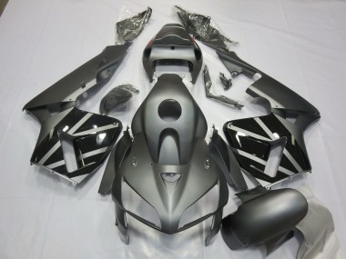 Erschwingliche Honda CBR600RR Motorrad Verkleidung 2005-2006 - Matt Grau Schwarz