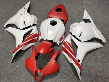 Erschwingliche Honda CBR600RR Motorrad Verkleidung 2009-2012 - Weiss Rot