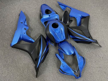 Erschwingliche Honda CBR600RR Motorrad Verkleidung 2007-2008 - Blau Matt Schwarz OEM Stil