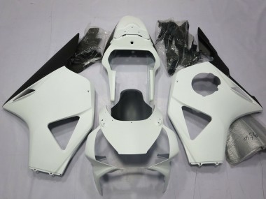 Erschwingliche Honda CBR954RR Motorrad Verkleidung 2002-2003 - Weiss Glanzendes Schwarz