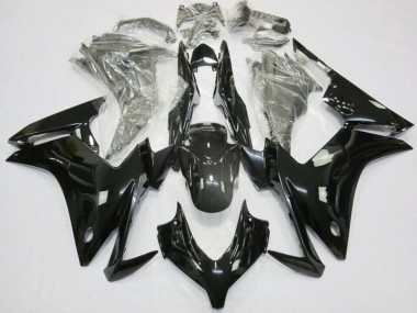 Erschwingliche Honda CBR500R Motorrad Verkleidung 2013-2015 - Glanzendes Schwarz
