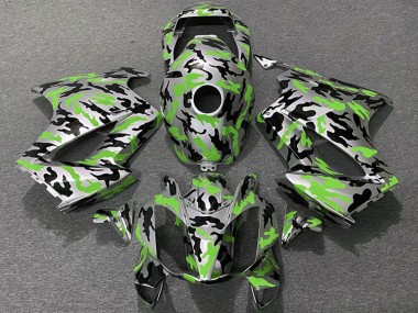 Erschwingliche Honda VFR 800 Motorrad Verkleidung 2002-2013 - Grun Camouflage