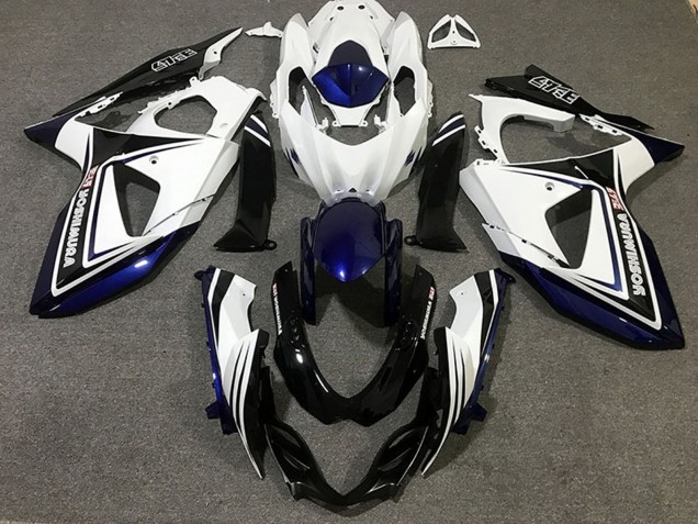 Erschwingliche Suzuki GSXR 1000 Motorrad Verkleidung 2009-2016 - Blau Weiss Schwarz