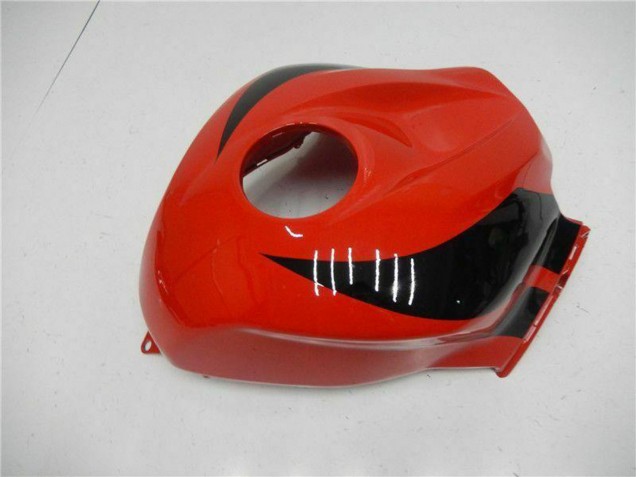 Erschwingliche Honda CBR600RR Motorrad Verkleidung 2007-2008 - Rot Matt Schwarz mit Aufkleber