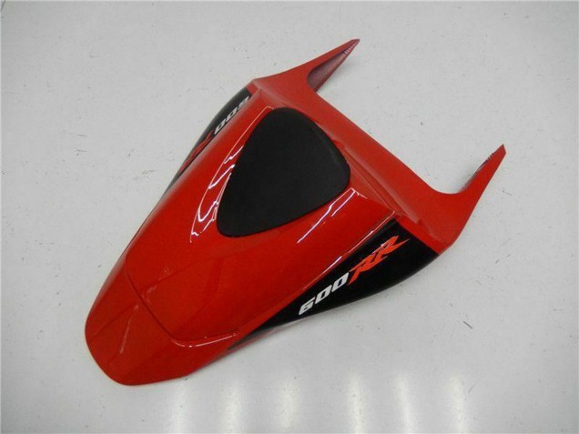 Erschwingliche Honda CBR600RR Motorrad Verkleidung 2007-2008 - Rot Matt Schwarz mit Aufkleber