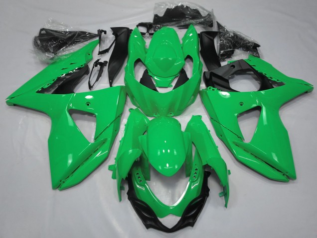 Erschwingliche Suzuki GSXR 1000 Motorrad Verkleidung 2009-2016 - Grun Schwarz