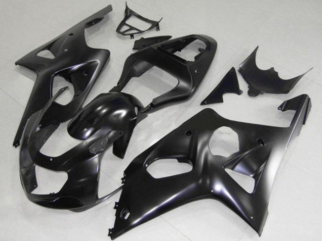 Erschwingliche Suzuki GSXR 1000 Motorrad Verkleidung 2000-2002 - Matt Schwarz
