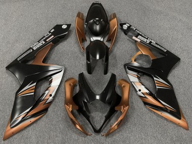 Erschwingliche Suzuki GSXR 1000 Motorrad Verkleidung 2005-2006 - Matt Schwarz Bronze
