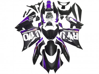 Erschwingliche Suzuki GSXR 1000 Motorrad Verkleidung 2017-2024 - Matt Schwarz Lila