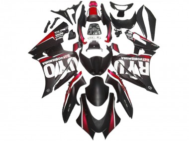 Erschwingliche Suzuki GSXR 1000 Abs Motorrad Verkleidungen 2017-2024 - Matt Schwarz Rot
