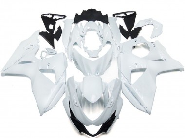 Erschwingliche Suzuki GSXR 1000 Motorrad Verkleidung 2009-2016 - Glanzendes Weiss