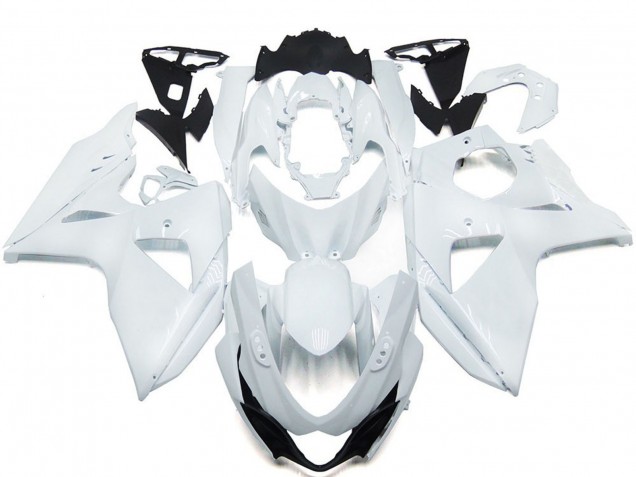 Erschwingliche Suzuki GSXR 1000 Motorrad Verkleidung 2009-2016 - Glanzendes Weiss