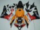 Erschwingliche Honda CBR600RR Motorrad Verkleidung 2007-2008 - Orange Weiss Rot Glanzendes Schwarz Repsol