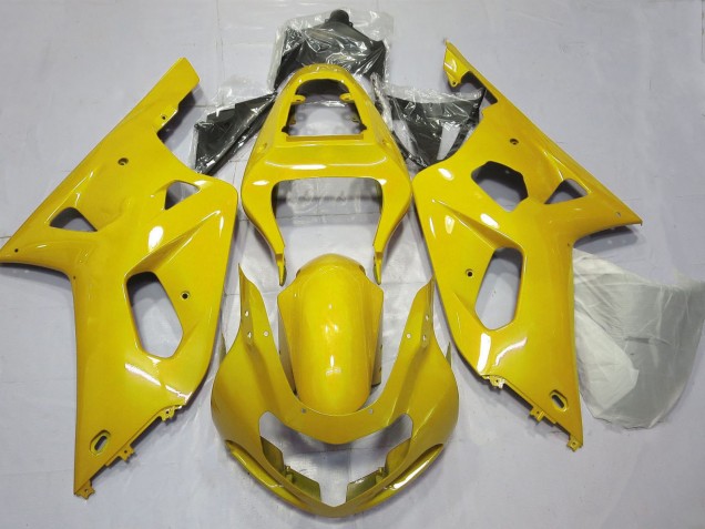 Erschwingliche Suzuki GSXR 600 / GSXR 750 Motorrad Verkleidung 2001-2003 - Gelb