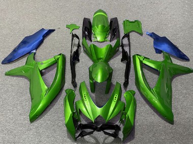 Erschwingliche Suzuki GSXR 600 / GSXR 750 Motorrad Verkleidung 2008-2010 - Grun Blau