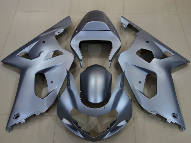Erschwingliche Suzuki GSXR 600 / GSXR 750 Motorrad Verkleidung 2001-2003 - Matt Dunkel Grau