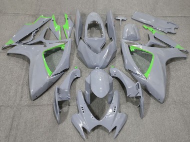 Erschwingliche Suzuki GSXR 600 / GSXR 750 Motorrad Verkleidung 2006-2007 - Nardo Grau und Grunmen