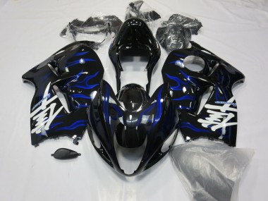 Erschwingliche Suzuki GSXR 1300 Motorrad Verkleidung 1996-2007 - Blau Strudel