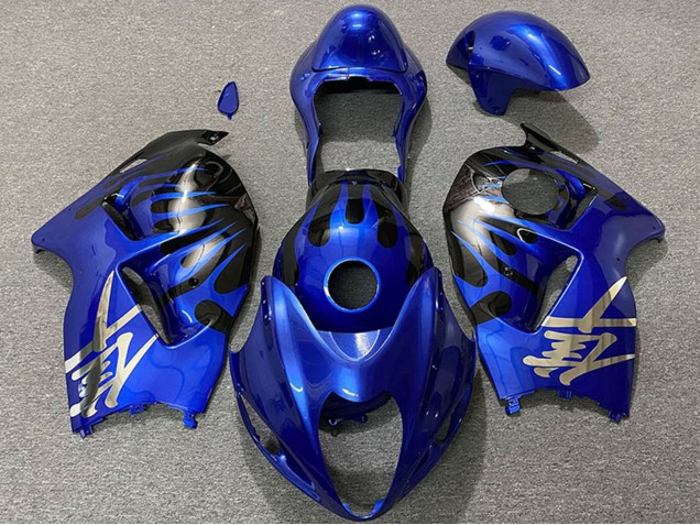 Erschwingliche Suzuki GSXR 1300 Motorrad Verkleidung 1996-2007 - Dunkel Blau und Schwarz