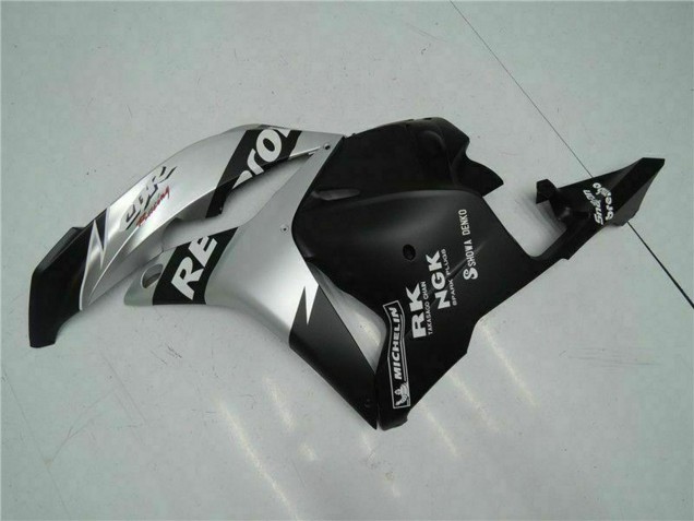Erschwingliche Honda CBR600RR Motorrad Verkleidung 2009-2012 - Silber Matt Schwarz Repsol