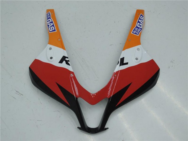 Erschwingliche Honda CBR600RR Komplette Abs Verkleidung Kit 2009-2012 - Orange Weiss Rot Glanzendes Schwarz Repsol