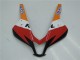 Erschwingliche Honda CBR600RR Komplette Abs Verkleidung Kit 2009-2012 - Orange Weiss Rot Glanzendes Schwarz Repsol