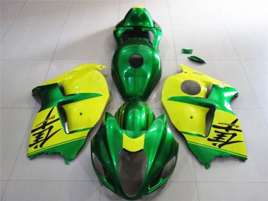 Erschwingliche Suzuki GSXR 1300 Motorrad Verkleidung 1996-2007 - Grun und Gelb