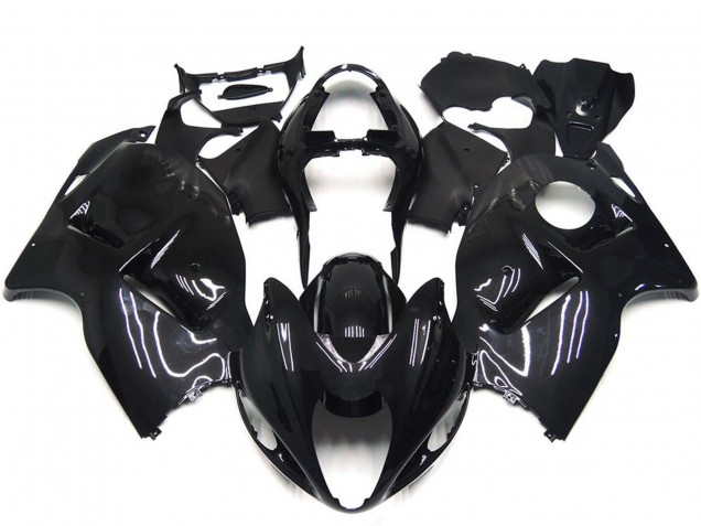 Erschwingliche Suzuki GSXR 1300 Motorrad Verkleidung 1996-2007 - Glanzendes Schwarz