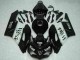 Erschwingliche Honda CBR1000RR Motorrad Verkleidung 2004-2005 - Glanzendes Schwarz Weiss West Mobil Michelin