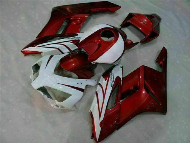 Erschwingliche Honda CBR1000RR Motorrad Verkleidung 2004-2005 - Weiss Rot Schwarz