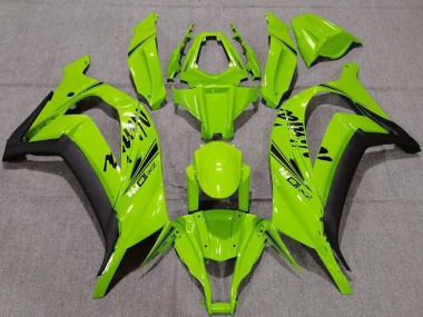 Erschwingliche Kawasaki ZX10R Motorrad Verkleidung 2011-2015 - Grun Matt Schwarz