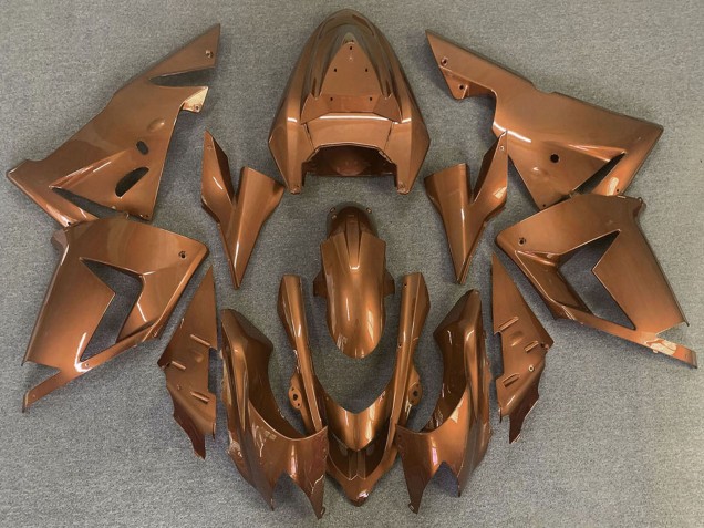 Erschwingliche Kawasaki ZX10R Motorrad Verkleidung 2004-2005 - Glanzendes Orange