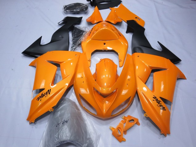 Erschwingliche Kawasaki ZX10R Motorrad Verkleidung 2006-2007 - Orange