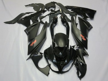Erschwingliche Kawasaki ZX6R Motorrad Verkleidung 2009-2012 - Matt Schwarz Glanzendes Schwarz Rot Ninja